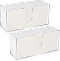 2Pcs Acrylic Paper Towel Dispenser, Paper Towel Holder Countertop Clear Multi by Unknown