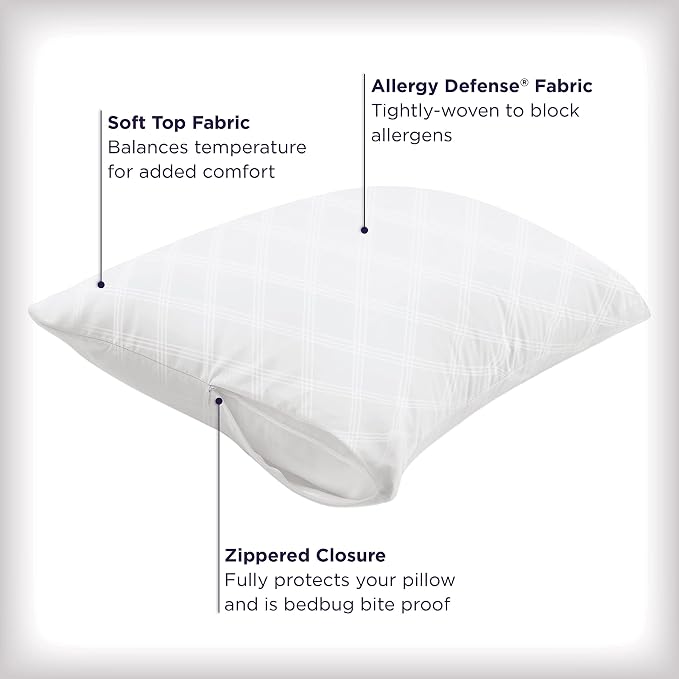 Set of 4 King AllerEase Pillow Protectors - Image 4
