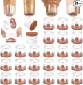 CHUNZEXI 24 Pack Chair Leg Floor Protectors by CHUNZEXI