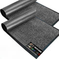 GORILLA GRIP Traffic Guard Door Mat, 2 Pack, Heavy Duty Waterproof Doormat by GorillaGrip