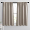 RYB HOME Small Window Curtains for Kitchen, Thermal Insulated Privacy Shades by RYBHOME