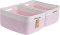 Large Storage Baskets for Shelves, Closet Organizers Bins for Clothes Blanket by MiniArkStorageBasketsHome