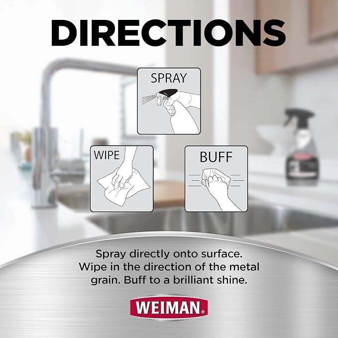 Weiman Stainless Steel Cleaner and Polish - Image 5