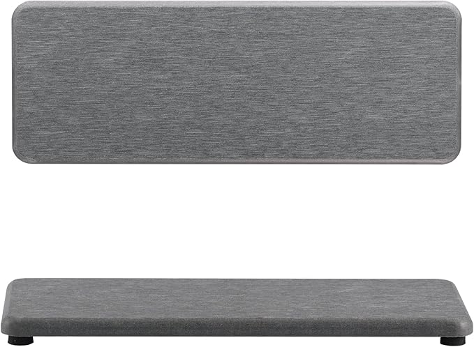 2 Pcs Water Absorbing Stone Trays, Kitchen/Bathroom Sink Soap Dish, Diatomite by NiuYichee