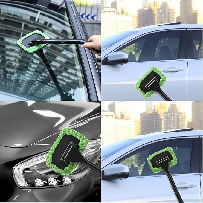 Windshield Cleaning Tool Windshield Cleaning Wand Auto Window Cleaner, 5 Pieces - Image 5