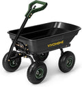 VIVOHOME 4 Cu.Ft 660lbs Wheelbarrow Garden Cart Dump Wagon by VIVOHOME
