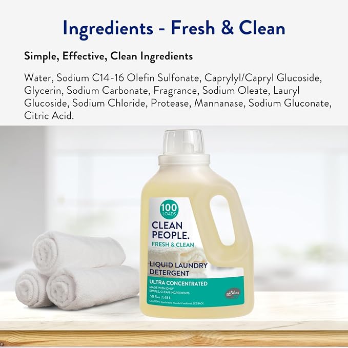 The Clean People Liquid Laundry Detergent - Image 6
