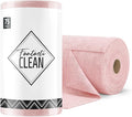 Fantasticlean Microfiber Cleaning Cloth Roll -75 Pack, Tear Away Microfiber by Fantasticlean