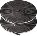 2 Rolls Weather Stripping, 1/4 Inch Wide X 1/8 Inch Thick Foam Seal Tape High by YIJUHOU