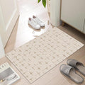 Ultra Thin Door Mat Indoor Entrance, 1/10 in Thin Door Mats by LYGLIGH