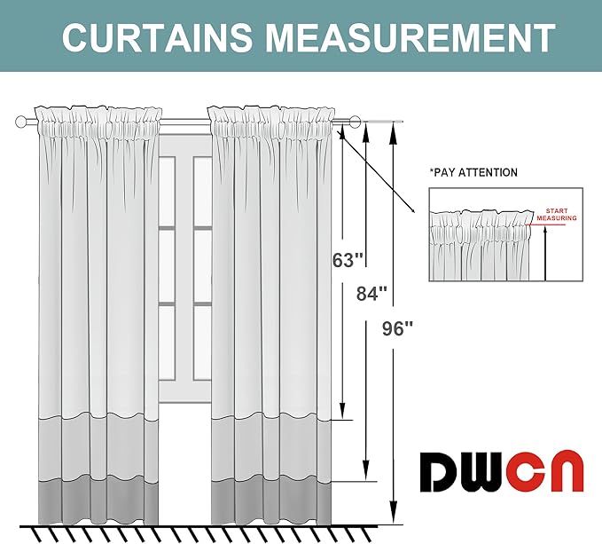 DWCN Blackout Curtains for Bedroom – Thermal Insulated Room Darkening Drapes - Image 9
