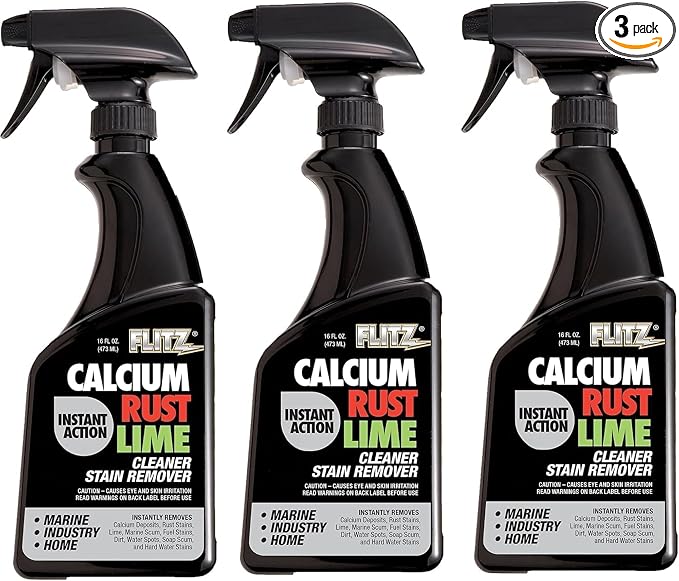 Flitz Calcium, & Lime Remover - 16oz Bottle of USA-Made Limescale Remover by FlitzInternationalLTD