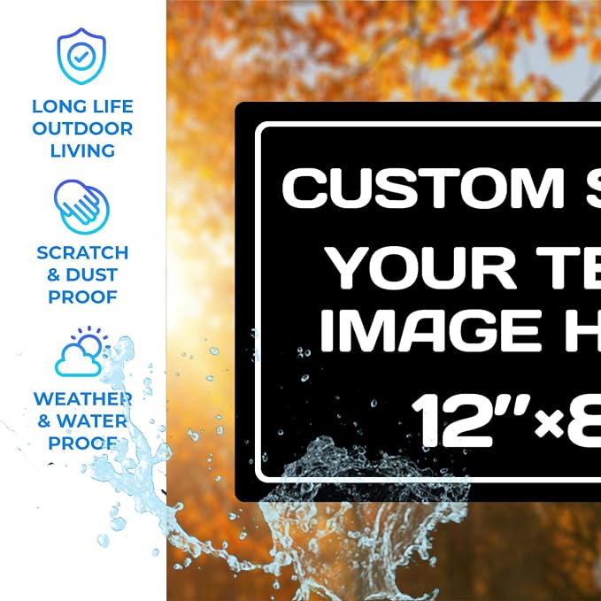 Personalized Aluminum Weatherproof Metal Sign - Image 3