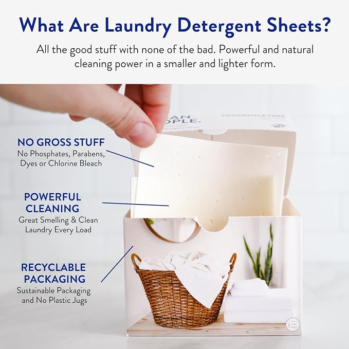 The Clean People Laundry Detergent Sheets - Image 3