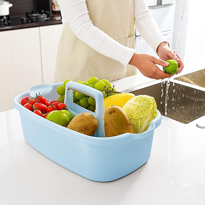 2 Pack Multi-Purpose Plastic Cleaning Caddy - Image 5