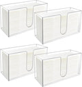 4Pack Acrylic Countertop Paper Towel Holder, Paper Towel Dispenser by CDIVEFTN