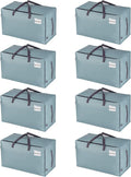 VENO 8 Pack Moving and Storage Bags, Heavy Duty, Alternative to Moving Boxes by Veno