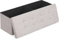 Athena Collection 43" Storage Ottoman Bench Folding Bench by AthenaCollectionFurniture