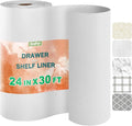 OcePor Non-Adhesive Drawer and Shelf Liner 24IN x 30FT，Non Slip Cabinet and by OcePor