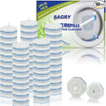 50 Counts Disposable Toilet Bowl Wand Refills, 5X Cleaning Power Toilet Cleaner by Sagry