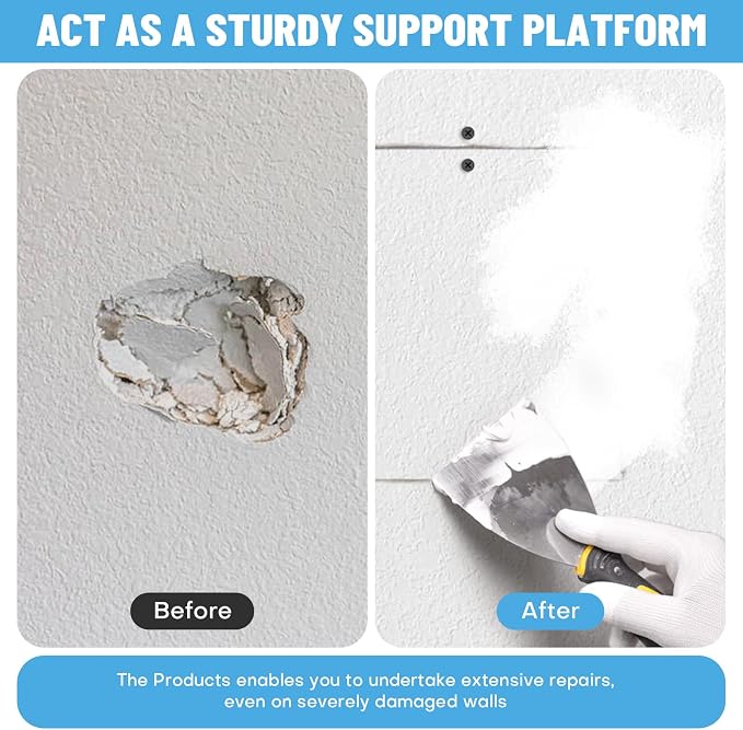 Drywall Repair Clips, 20 Pack Stainless Steel Wall Patch Kit - Image 5