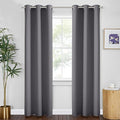 PONY DANCE Grey Blackout Curtains by PONYDANCE