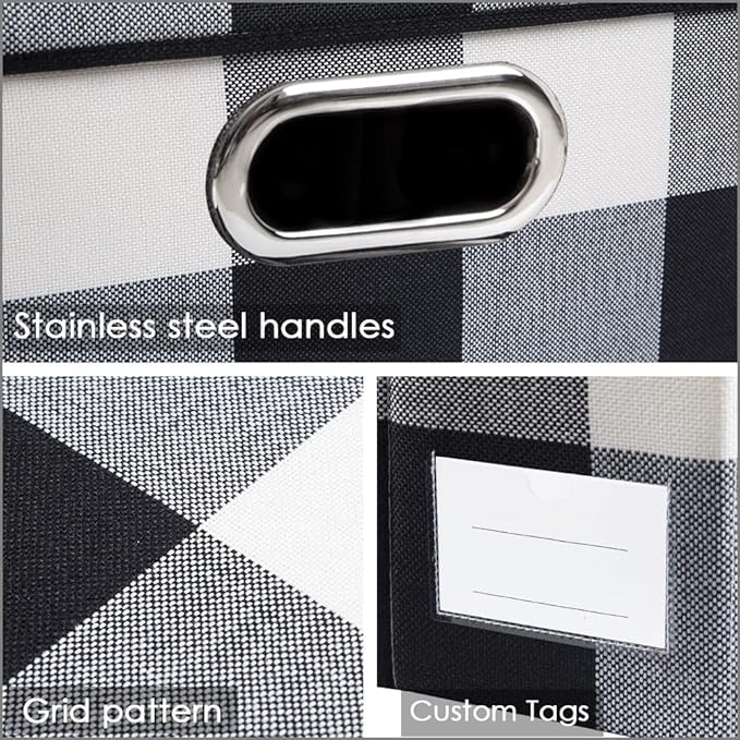 PRANDOM Large Collapsible Storage Baskets - Image 5