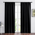 RYB HOME Blackout Curtains for Living Room, Large Window Shades for Bay Window by RYBHOME