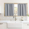 RYB HOME Blackout Curtains for Kitchen, Over Sink Privacy Curtains Window Decor by RYBHOME