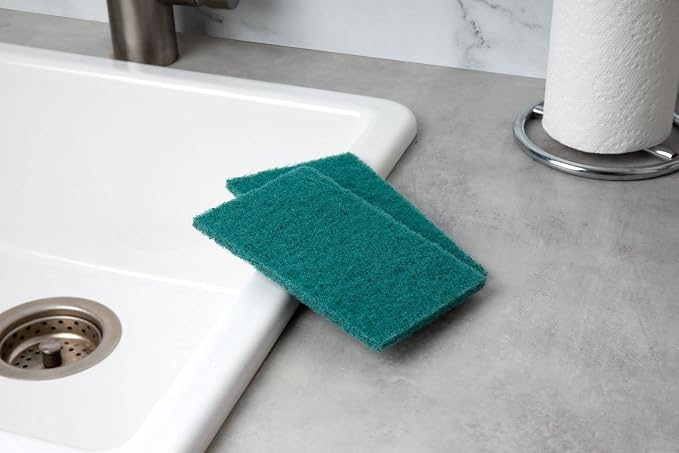 50 Pack Heavy Duty Green Scouring Pads 4x6 Inch – Large Non Scratch Scrub Pads - Image 6