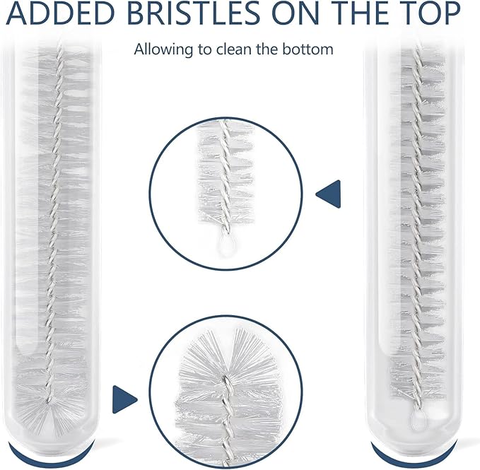 Straw Cleaner Brush Set, 12-Piece 11.8 Inch Long Botthle Cleaning Brush - Image 5