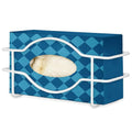Stock Your Home (White Metal Single Gloves Dispenser, Tissue Box Shelf by StockYourHome