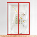 Amylove Zipper 60 x 102 Inch Dust Barrier Kit Red Edged Temporary Construction by Amylove