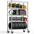 5-Shelf Storage Shelves, Wire Shelving Heavy Duty Metal Storage Shelving Unit by MEIGAOPLASTICANDMETALHKCOLIMITED