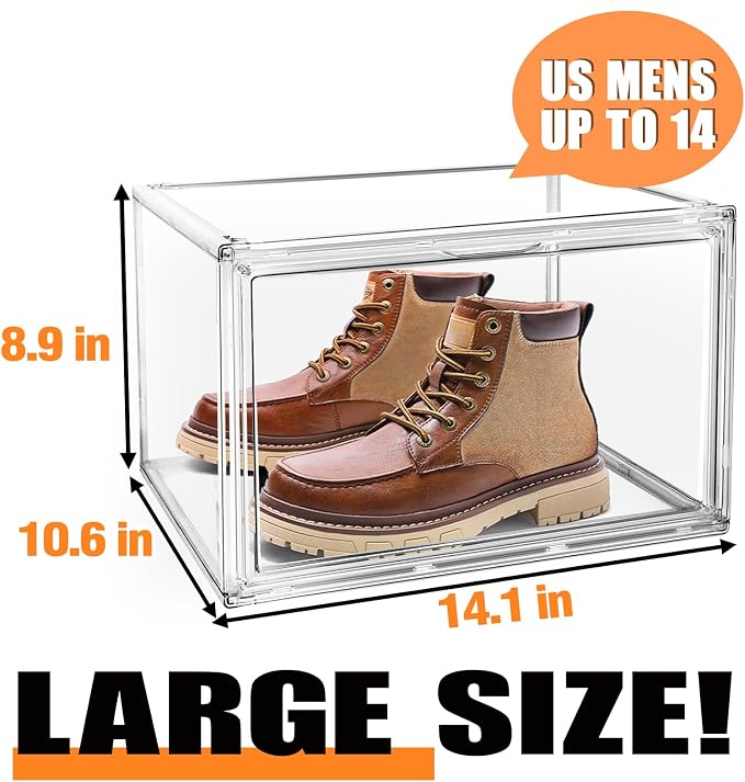 Acrylic Shoe Boxes Sneaker Storage - Image 3