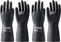 PACIFIC PPE 2 Pairs Chemical Resistant Gloves, Heavy Duty Industrial Rubber by PACIFICPPE