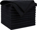 AIDEA Microfiber Cleaning Cloth Black 10PK, Microfiber Towels by AIDEAHOME