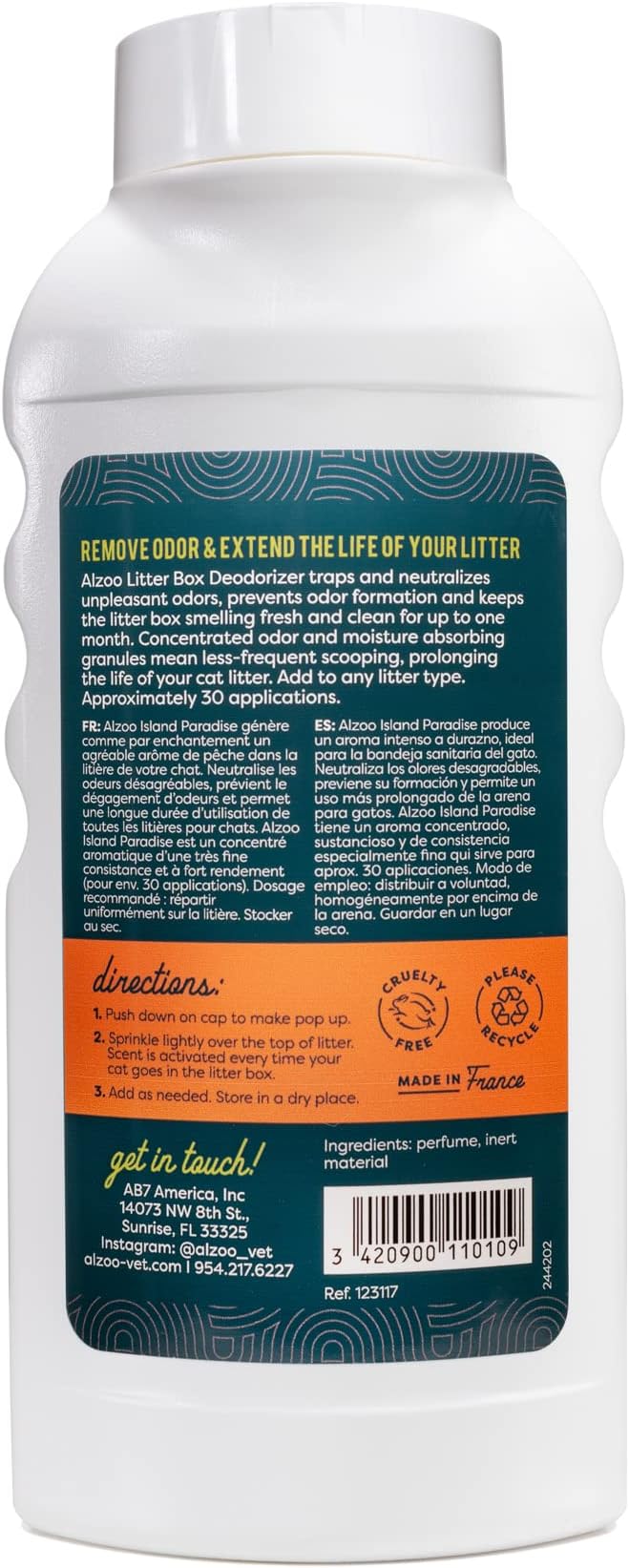 ALZOO Cat Litter Deodorizer, Concentrated Granules Absorb & Help Neutralize - Image 2