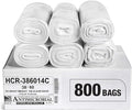 Aluf Plastics High Density Trash Bags, 60 Gallon, 14 Micron, by AlufPlastics