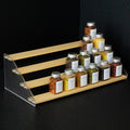 nianfeng Tiered Spice Rack, 4-Tier Spice Pantry Kitchen Cabinet Organizer by nianfeng
