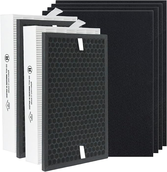 HPA5100B HPA5150 Air Purifier Replacement HEPA Filter Kit Compatible by leycaiusen