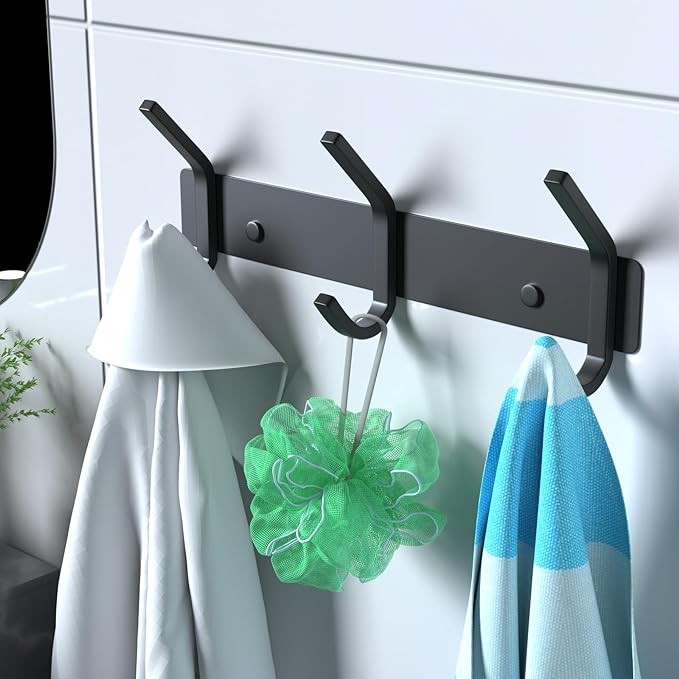 VAEHOLD Coat Hooks Wall Hook for Hanging Clothes Robes Towels Hats Heavy Duty - Image 4