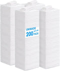 Shop Towel Rag, 200 Pack Reusable Rags Bulk Microfiber Cleaning Cloth Lint Free by Unimade