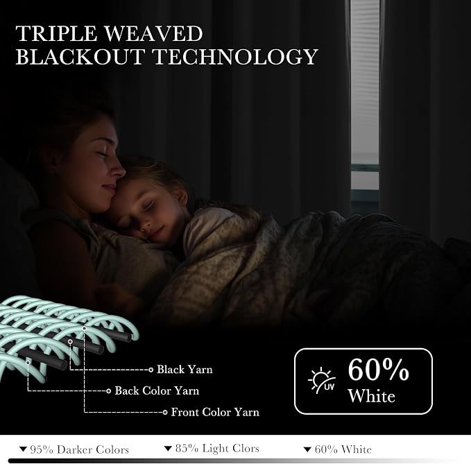 PONY DANCE Greyish White Curtains 94 inches Long - Image 2