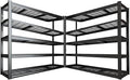 65" W Garage Shelving Heavy Duty, 5 Tier Garage Shelves, Commercial Metal Shelf by PMKES