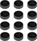 Non Slip Furniture Pads, 1.5' Round Black Rubber Caster Cups, Anti Slide Floor by VOCOMO