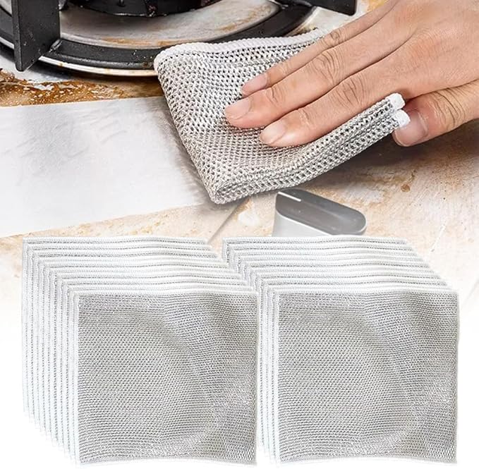 Multipurpose Wire Dishwashing Rags by Pousbo