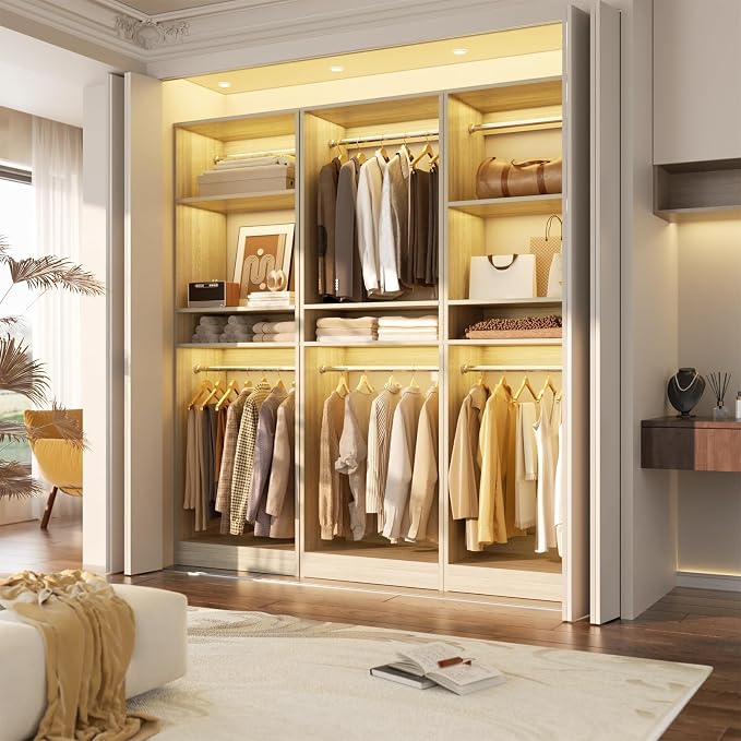 Unikito 25” Closet System, Freestanding Closets Organizer Wardrobe - Image 2