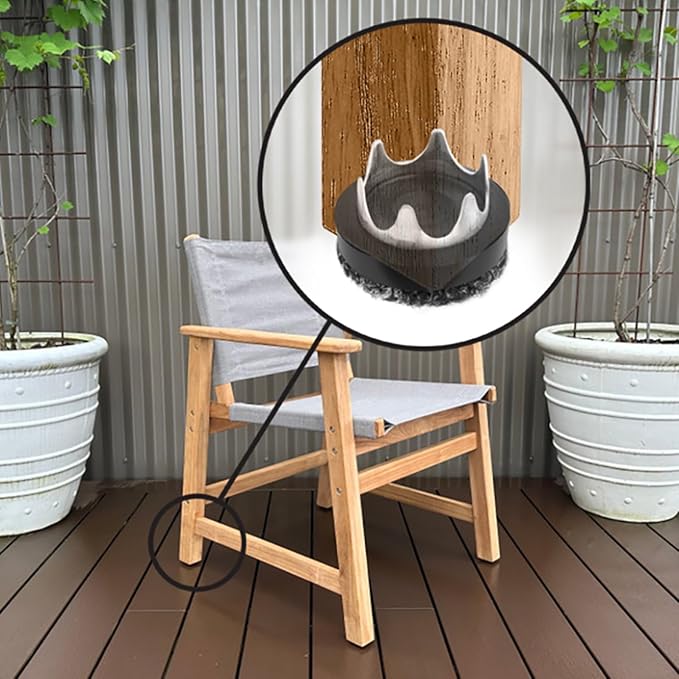 Gorilla Outdoor 1 inch Furniture Feet Floor Protectors/Weatherproof Berber - Image 3