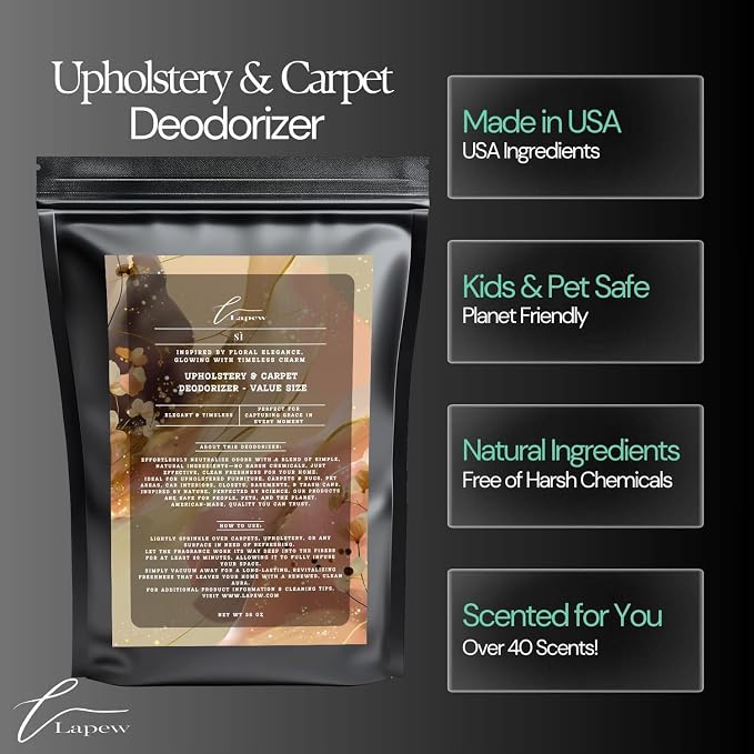 Sì Carpet Freshener Powder Value Size 36 oz | Powerful Odor Eliminator - Image 4